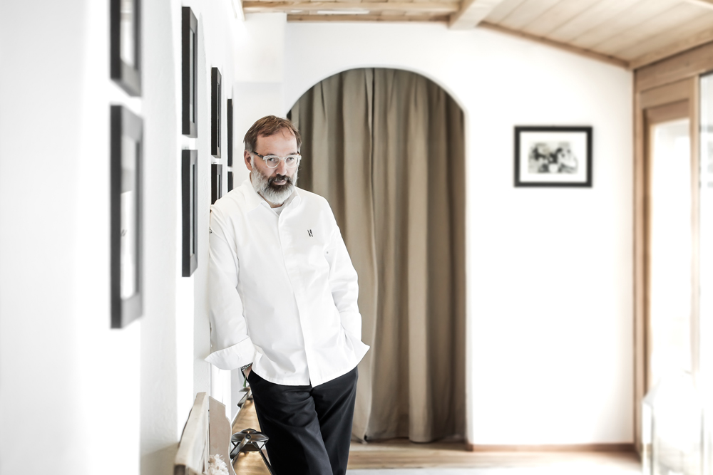 Norbert Niederkofler of two Michelin-starred Restaurant St. Hubertus, Italy